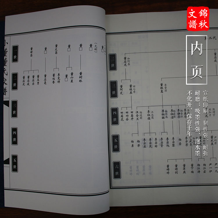 小董董氏家譜內(nèi)頁(yè)