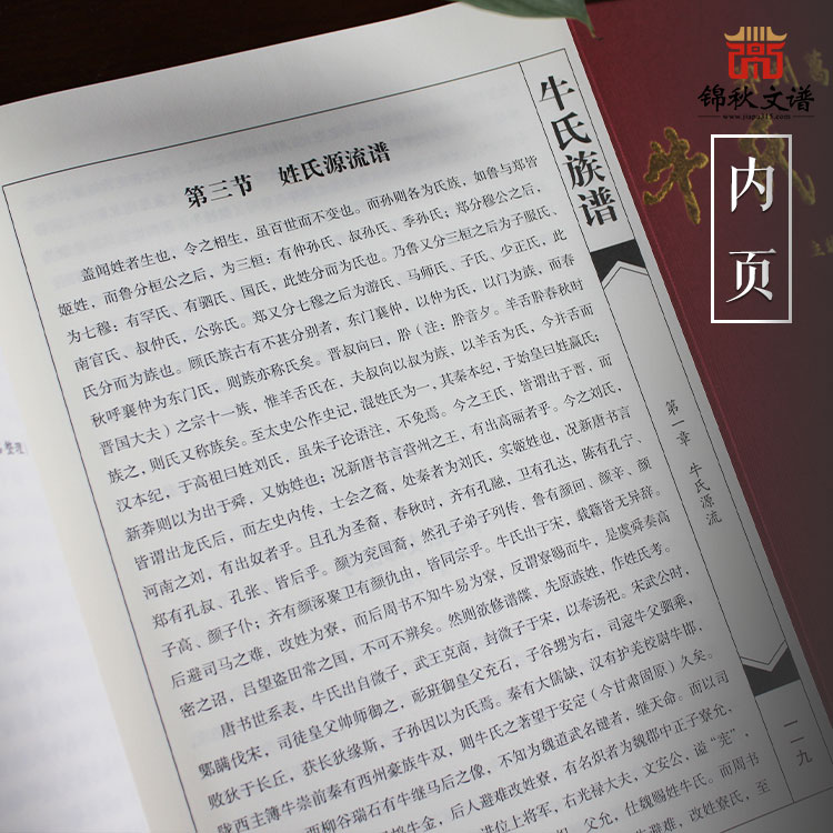 鄭州葛寨《牛氏族譜》內頁