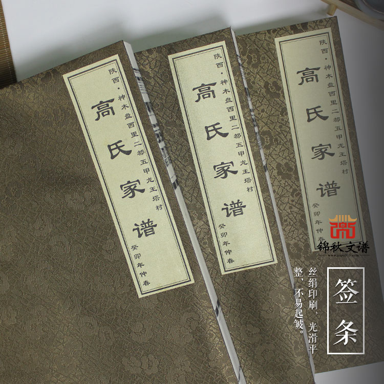 陜西·神木盤(pán)西里二都五甲龍王塔村《高氏家譜》