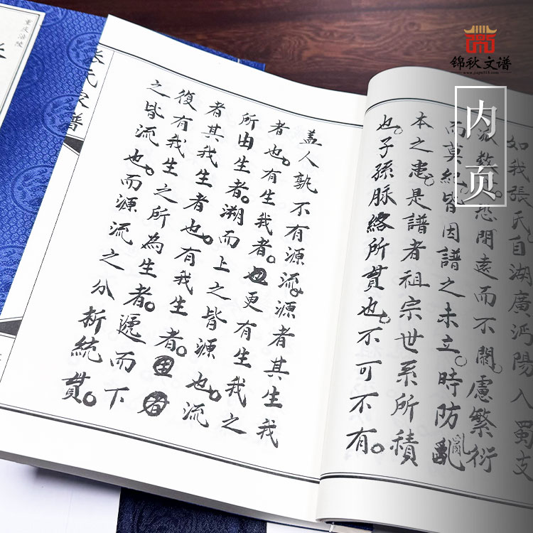 張氏家譜內(nèi)頁1