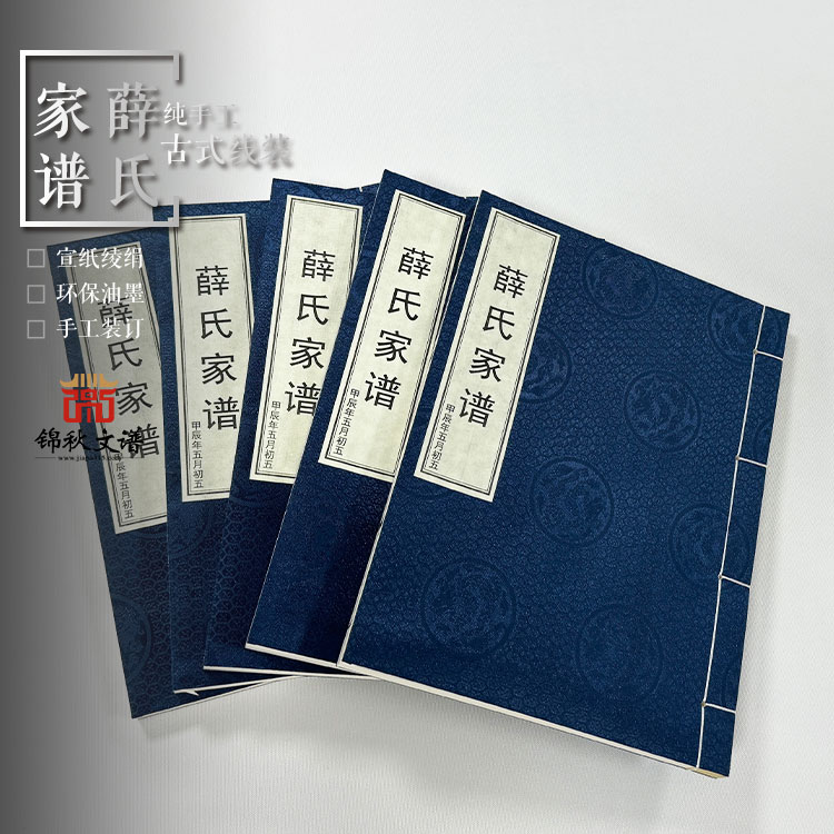 薛氏家譜封面