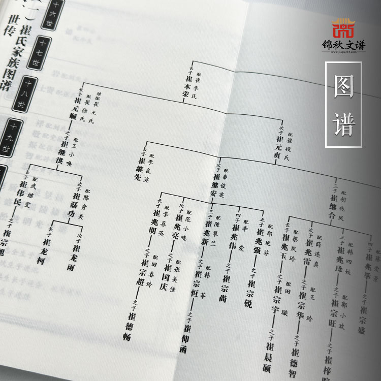 崔氏族譜圖譜