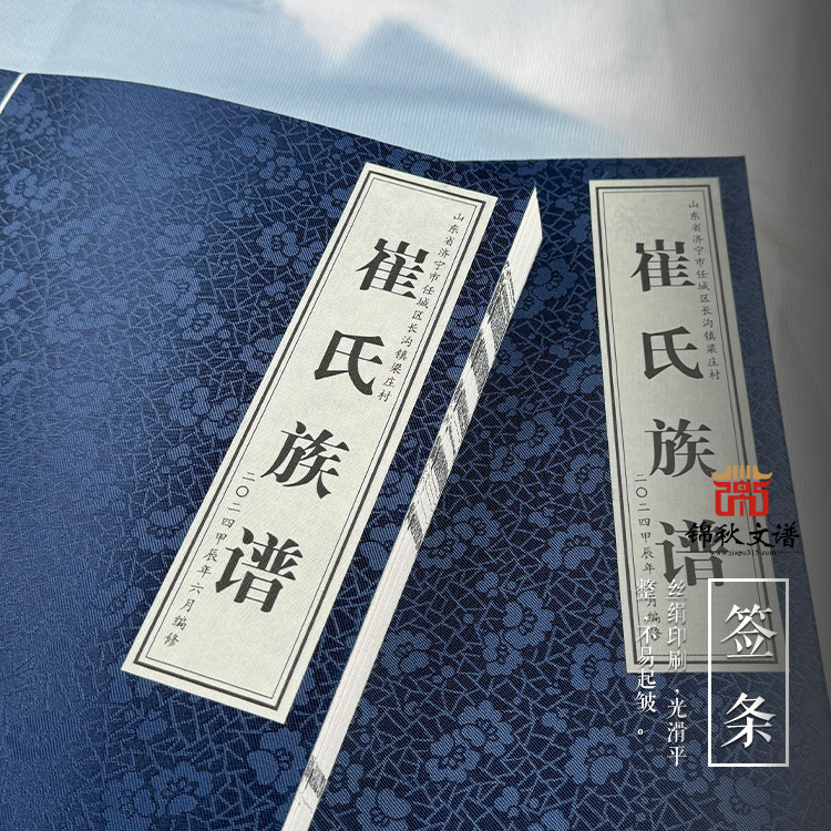 山東省濟(jì)寧市任城區(qū)長溝鎮(zhèn)梁莊村《崔氏族譜》