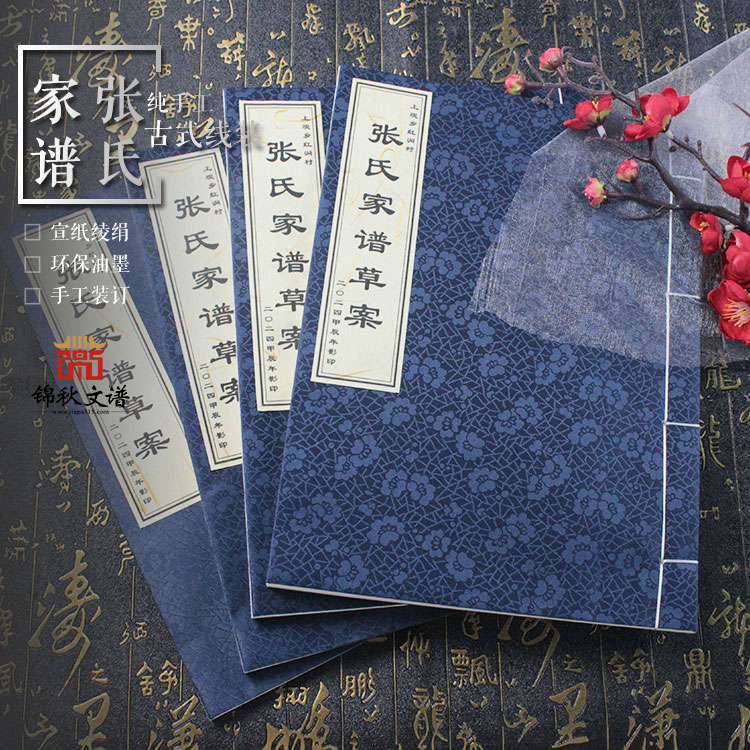 張氏家譜封面