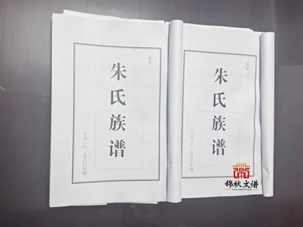 25.4.16《朱氏族譜》（西安）初排稿已郵寄。.jpg