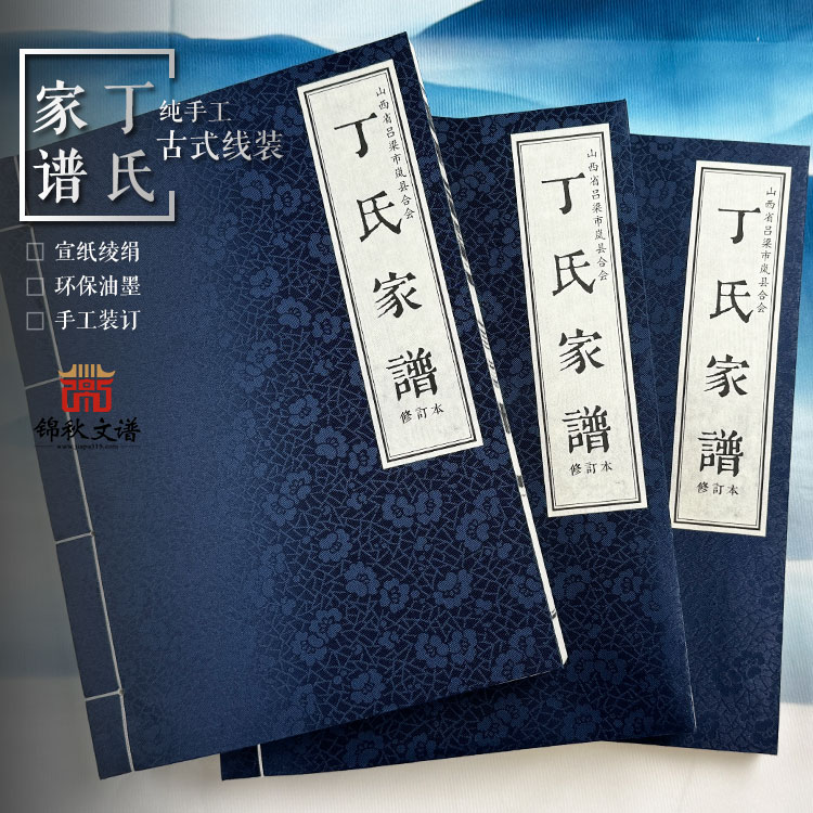 丁氏家譜封面